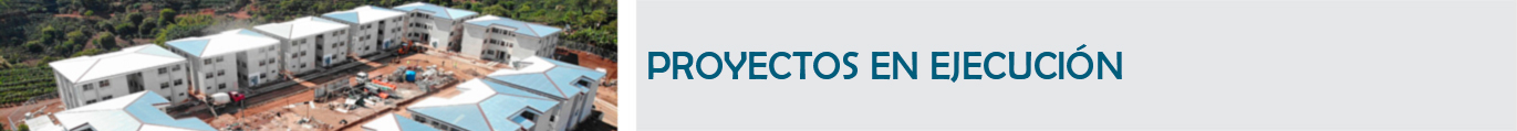 Título: Proyectos de vivienda en ejecución.